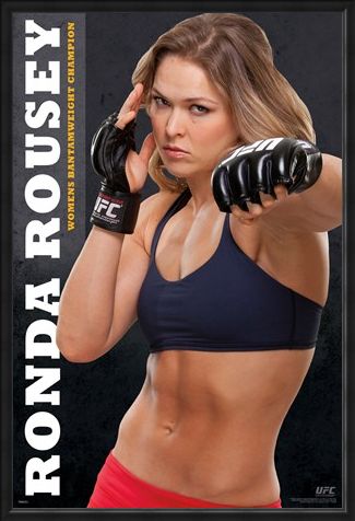 Framed Framed Ronda Rousey - UFC
