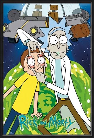 Framed Framed Like Grandfather Like Grandson - Rick And Morty
