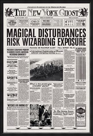 Framed Framed The New York Ghost - Fantastic Beasts