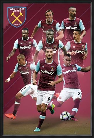 Framed Framed 2016/17 Players - West Ham FC