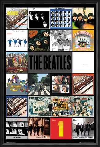 Framed Framed Albums - The Beatles