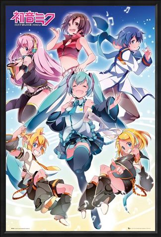 Framed Framed Vocaloid Performance - Hatsune Miku Group