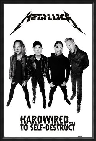 Framed Framed Hardwired To Self-Destruct - Metallica
