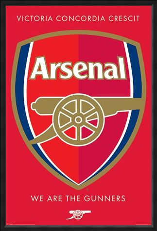Framed Framed We Are The Gunners Crest - Arsenal FC