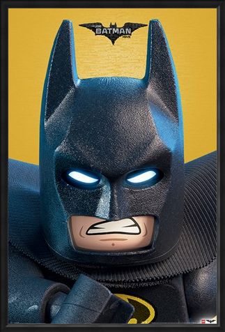 Framed Framed Lego Batman Close-Up - Lego Batman