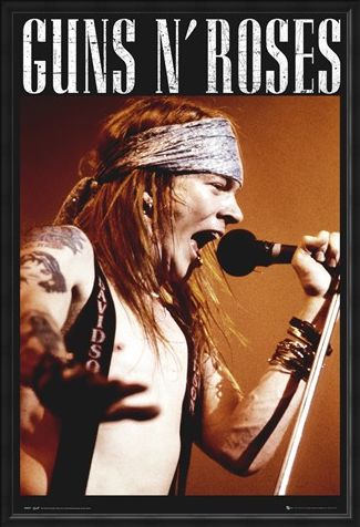 Framed Framed Guns N Roses - Axel Rose