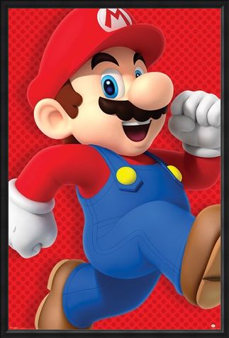 Framed Framed Run Mario! - Super Mario