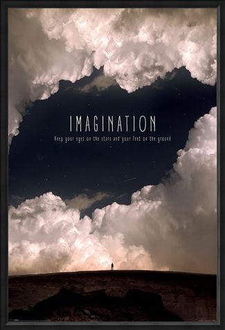 Framed Framed Imagination - Motivational