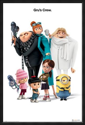 Framed Framed Gru's Crew - Despicable Me 3
