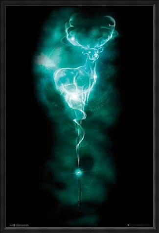 Framed Framed Patronus Stag - Harry Potter