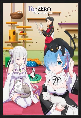 Framed Framed Starting Life in Another World - Re Zero Cats