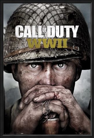 Framed Framed Stronghold WWII Key Art - Call Of Duty