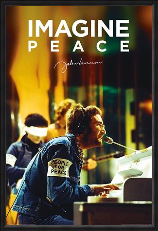 Framed Framed People For Peace - John Lennon