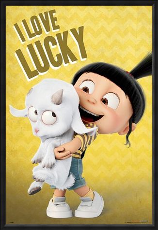 Framed Framed I Love Lucky - Despicable Me 3