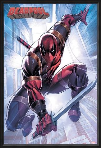 Framed Framed Action Pose - Deadpool