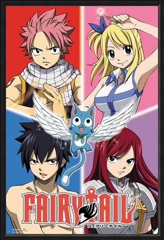 Framed Framed Quad Goals - Fairy Tail