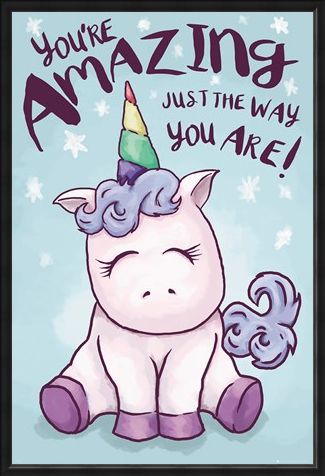 Framed Framed Perfect In Every Way - Unicorn Amazing