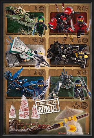 Framed Framed Ninjas & Mechs - LEGO® Ninjago