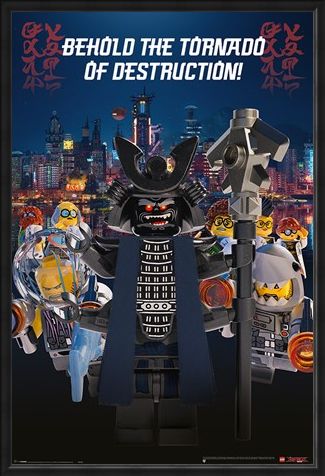 Framed Framed Garmadon Destruction - LEGO® Ninjago Movie