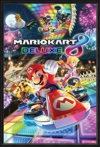 Framed Framed Intergalactic Disco - Mario Kart 8 Deluxe