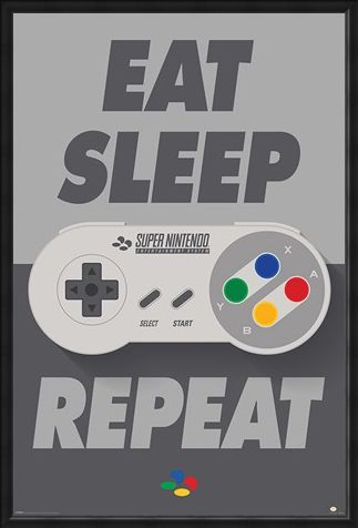Framed Framed SNES Controller - Nintendo