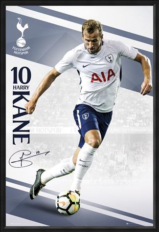 Framed Framed Tottenham Kane 17-18 -