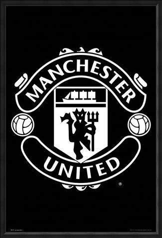 Framed Framed Crest 17-18 - Manchester United