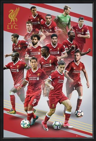Framed Framed Players 17-18 - Liverpool FC