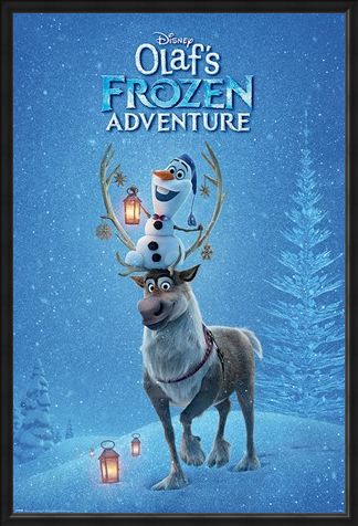Framed Framed Ready For Action - Olaf's Frozen Adventure