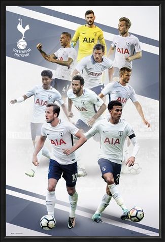 Framed Framed Players 17-18 - Tottenham FC