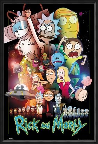 Framed Framed Rick and Morty - Wars