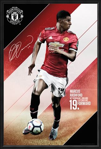 Framed Framed Rashford 17-18 - Manchester United