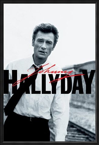 Framed Framed Train Tracks - Johnny Hallyday