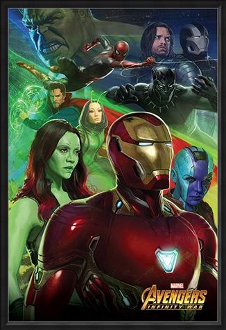 Framed Framed Iron Man - Avengers Infinity War