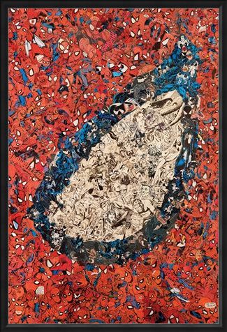 Framed Framed Eye Montage - Spider-Man