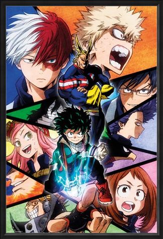 Framed Framed Character Burst - My Hero Academia