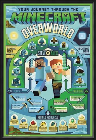 Framed Framed Overworld Biome - Minecraft