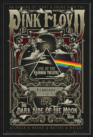 Framed Framed Rainbow Theatre - Pink Floyd