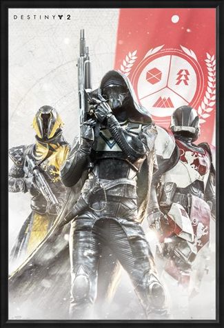 Framed Framed Hunter, Warlock and Titan - Destiny 2