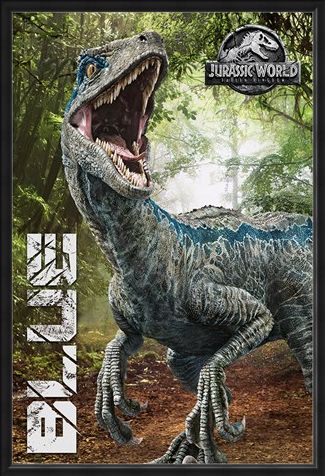 Framed Framed Fallen Kingdom- Blue - Jurassic World