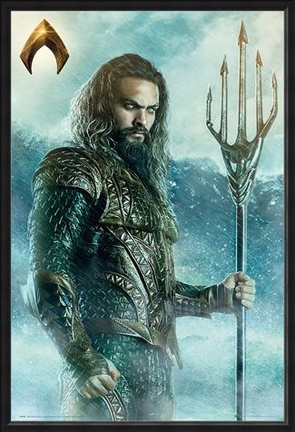 Framed Framed Aquaman Trident - Justice League