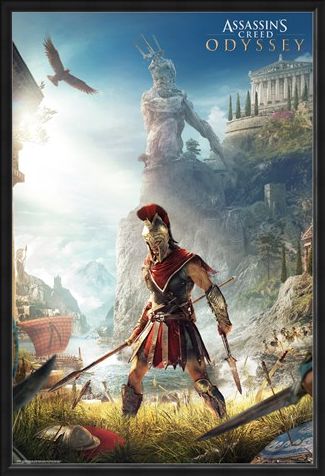 Framed Framed Odyssey Keyart - Assassins Creed