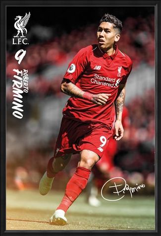 Framed Framed Firmino 18/19 - Liverpool FC