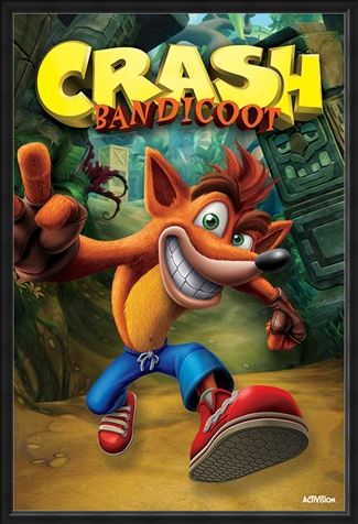Framed Framed Next Gen Bandicoot - Crash Bandicoot