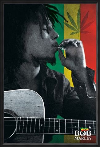 Framed Framed Smoke - Bob Marley