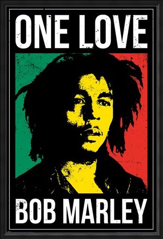 Framed Framed One Love - Bob Marley