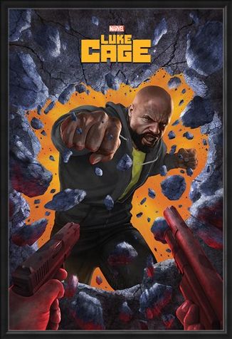 Framed Framed Wall Break - Luke Cage