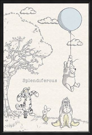 Framed Framed Splendiferous - Winnie the Pooh