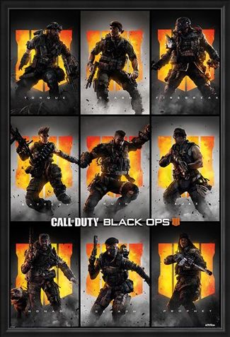 Framed Framed Black Ops 4 Characters - Call Of Duty