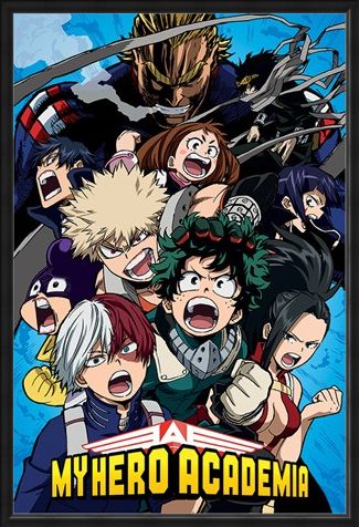 Framed Framed Cobalt Blast Group - My Hero Academia